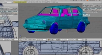 Blender VW Golf Zorn